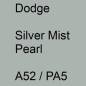 Preview: Dodge, Silver Mist Pearl, A52 / PA5.